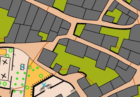Map sample night urban